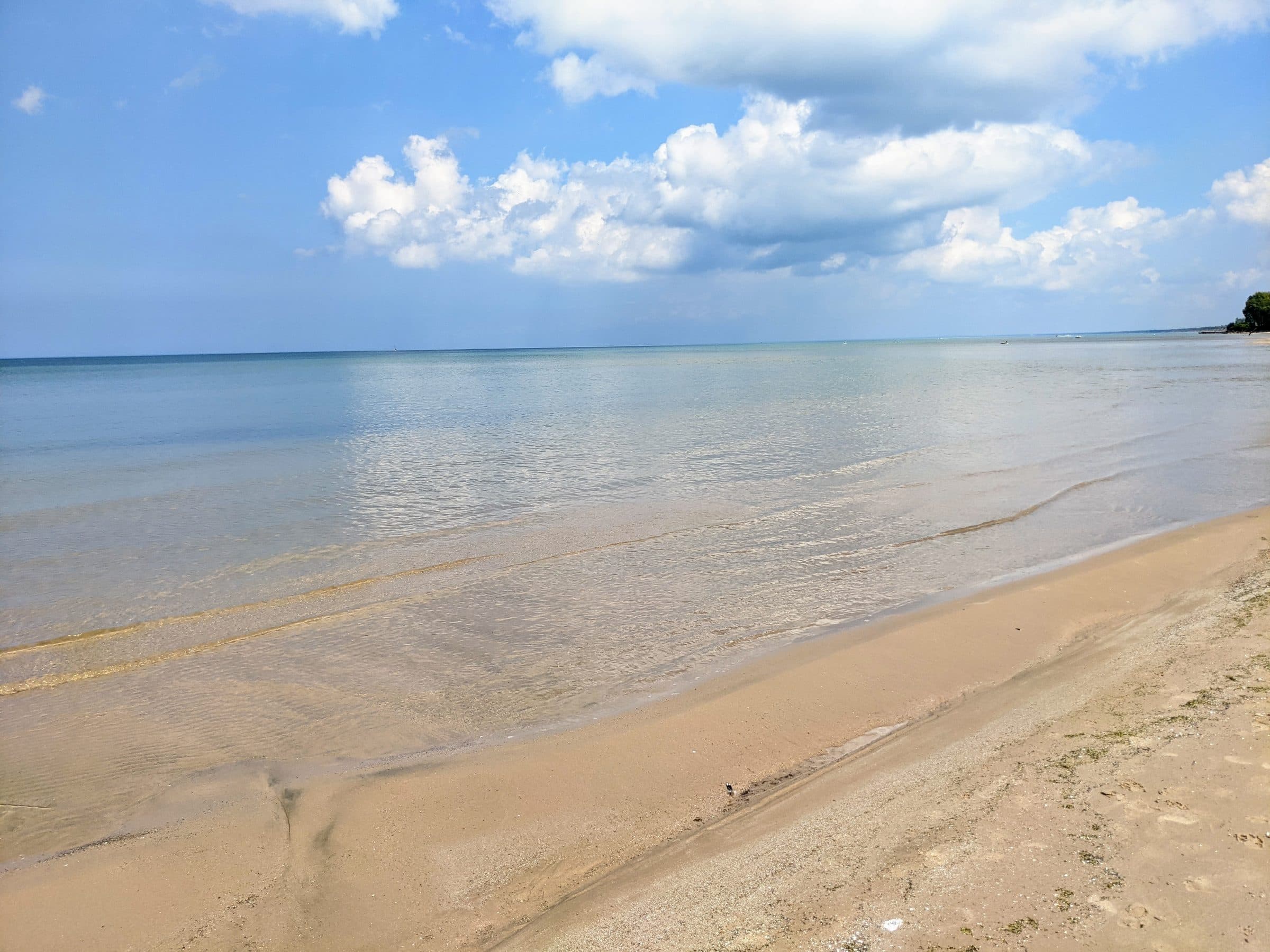 Port Franks Beach on a calm September afternoon